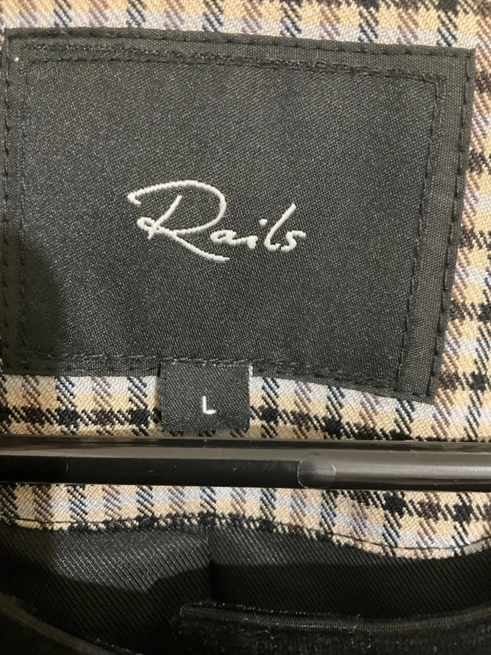 Rails Nota Jacket Ice Taupe Minicheck